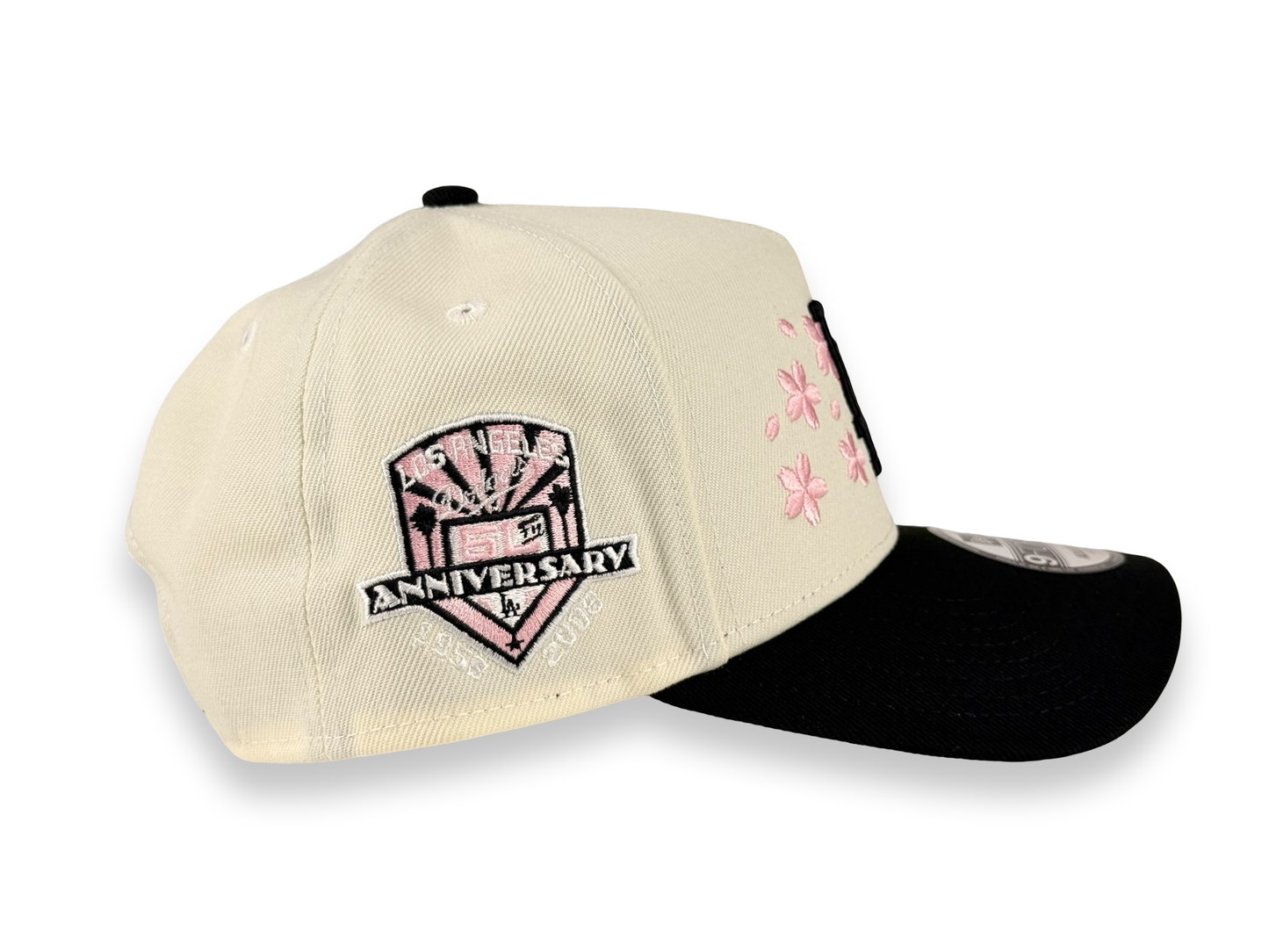 Los Angeles Dodgers Cherry Blossom MLB New Era Cap 9FORTY A-Frame Snapback Hat