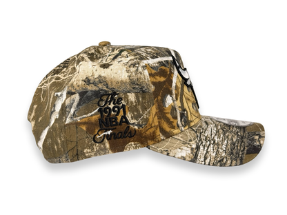 Chicago Bulls Real Tree NBA New Era Cap 9FORTY A-Frame Snapback Hat