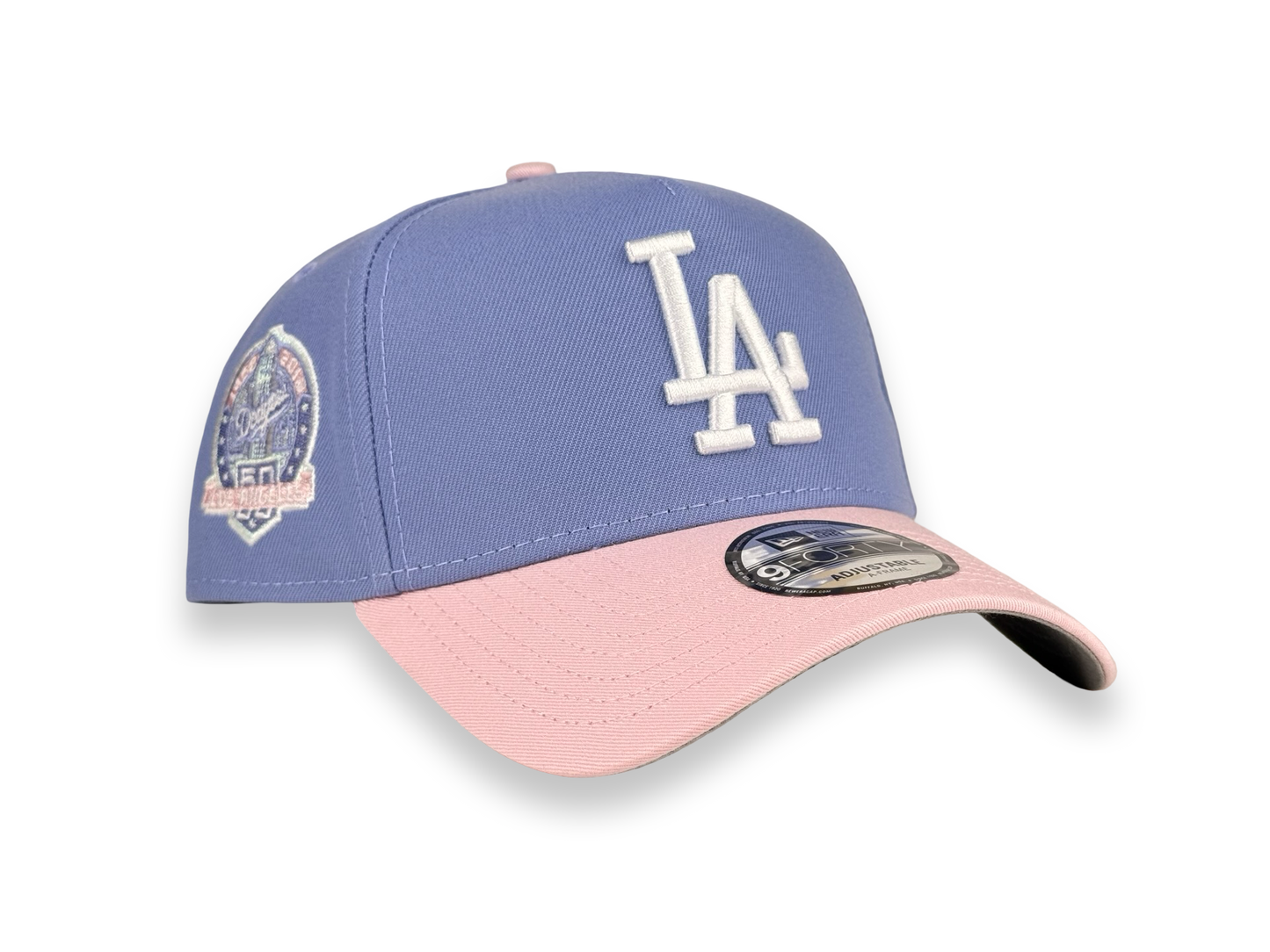 Los Angeles Dodgers Lavender MLB New Era Cap 9FORTY A-Frame Snapback Hat