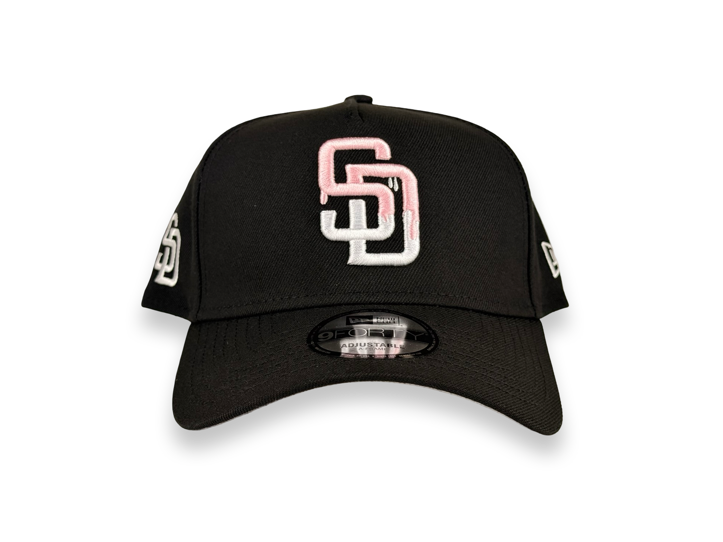 San Diego Padres Pink Drip MLB New Era Cap 9FORTY Snapback Hat