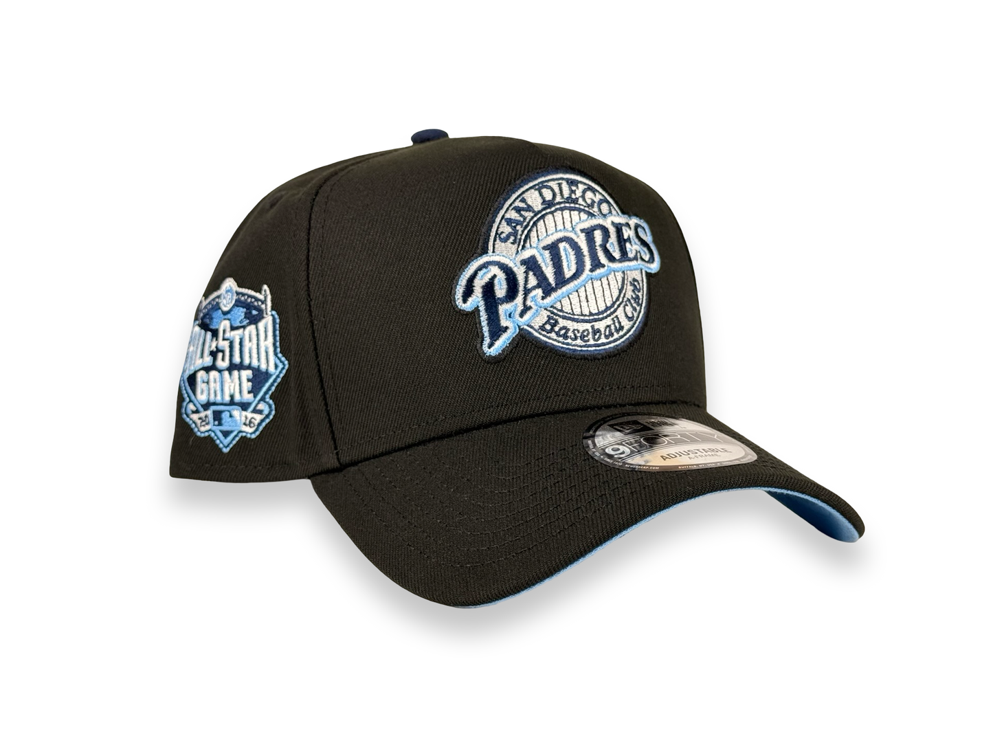 San Diego Padres Baseball Club MLB New Era Cap 9FORTY A-Frame Snapback Hat