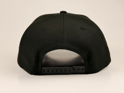 San Francisco Giants New Era Cap 9FORTY A-Frame Snapback Hat Black 60th Anniversary Side Patch