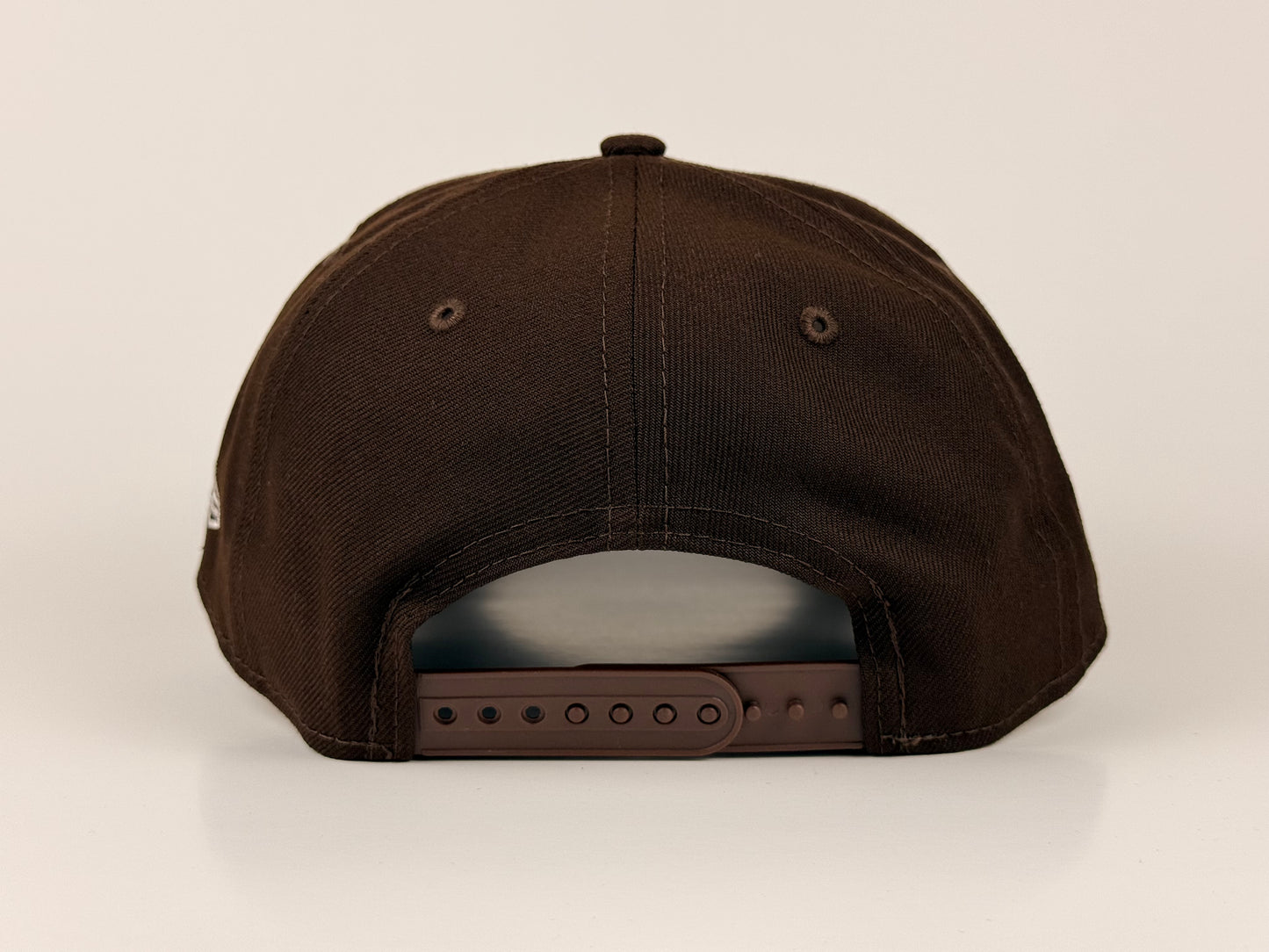San Diego Padres New Era Cap 9FORTY A-Frame Snapback Hat Brown 1984 World Series Side Patch
