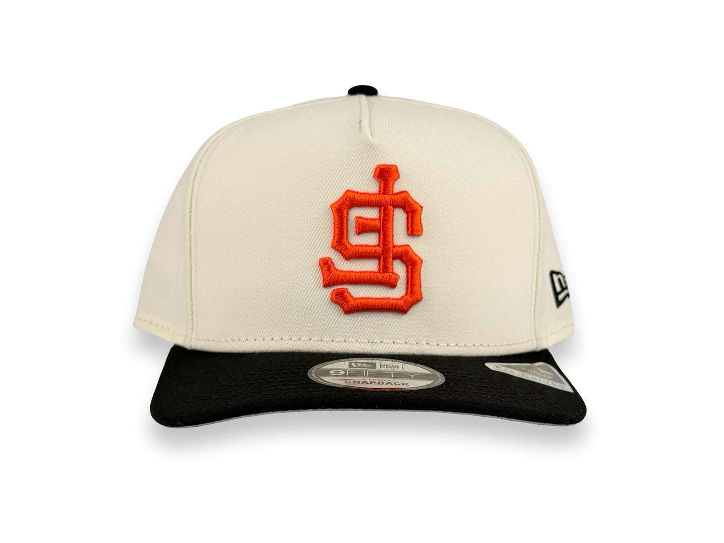 San Francisco Giants Upside Down MLB New Era Cap 9FIFTY A-Frame Pre-Curved Snapback Hat