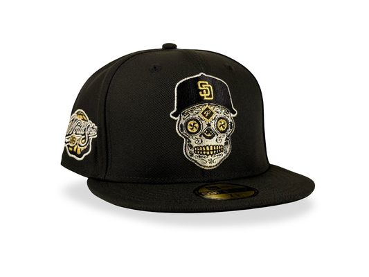 San Diego Padres Sugar Skull “Dia de Los Muertos” MLB New Era Cap 59FIFTY Fitted Hat