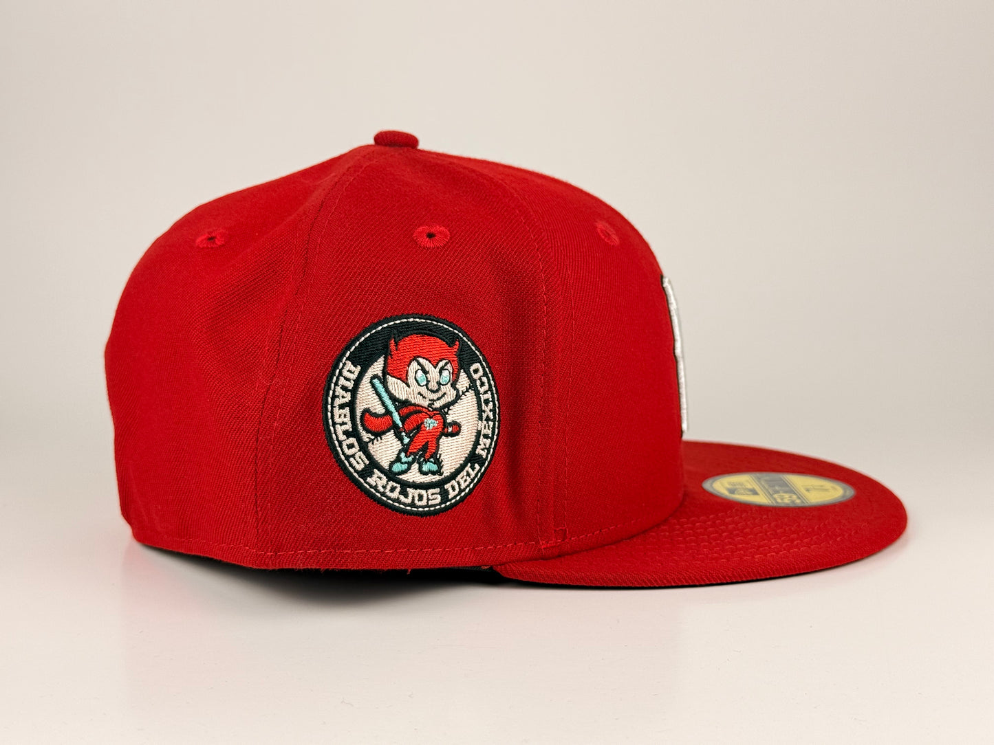 Diablos Rojos del Mexico LMB New Era Cap 59FIFTY Fitted Hat