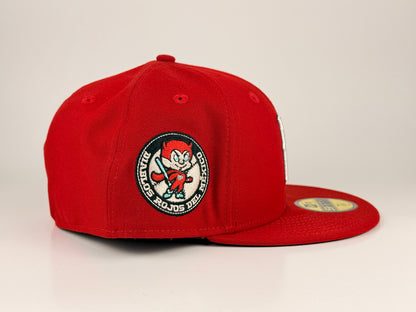 Diablos Rojos del Mexico LMB New Era Cap 59FIFTY Fitted Hat