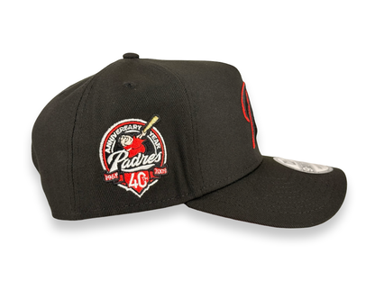 San Diego Padres “P” MLB New Era Cap 9FORTY A-Frame Snapback Hat