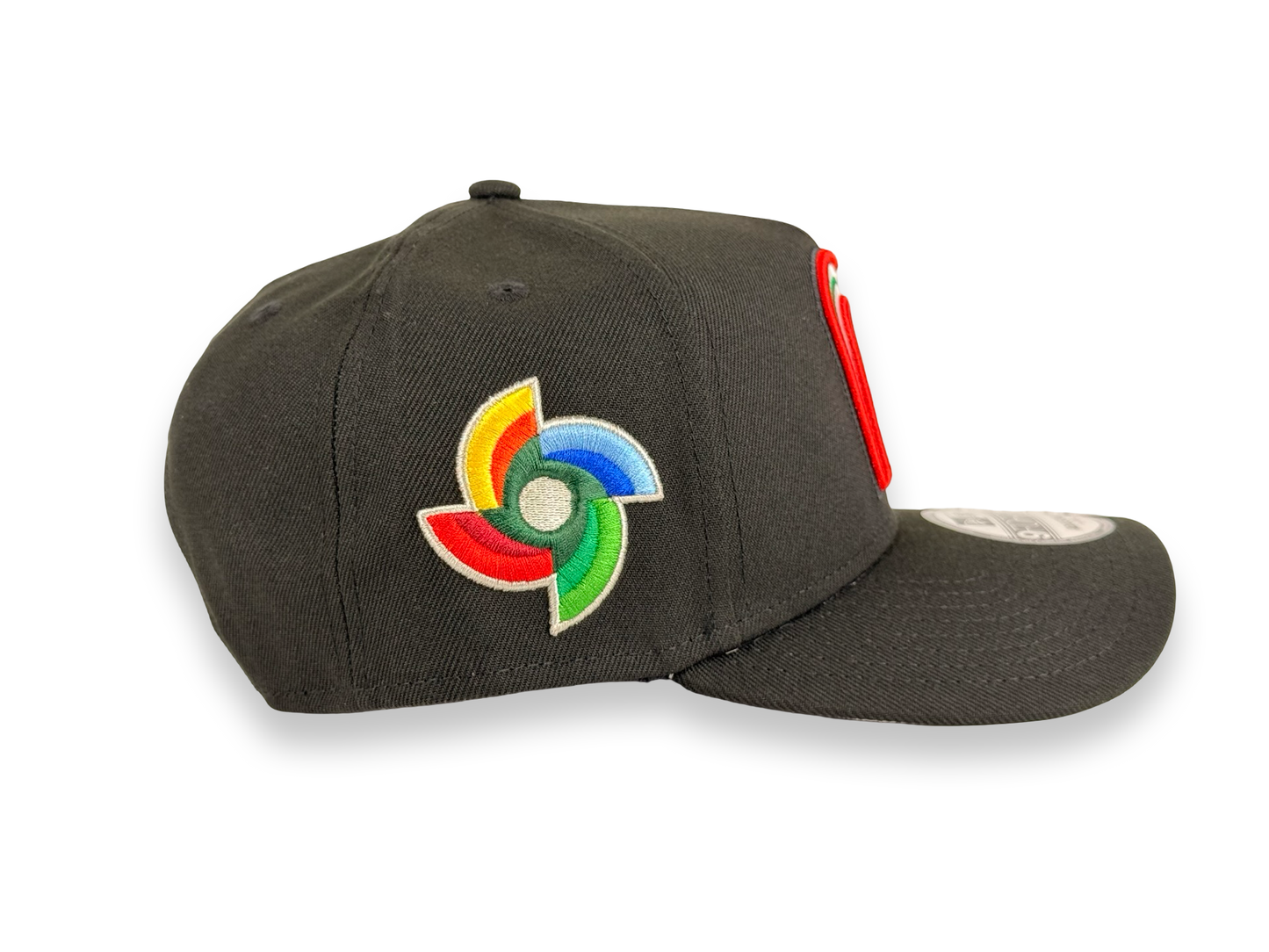 Mexico WBC New Era Cap 9FORTY A-Frame Snapback Hat Black