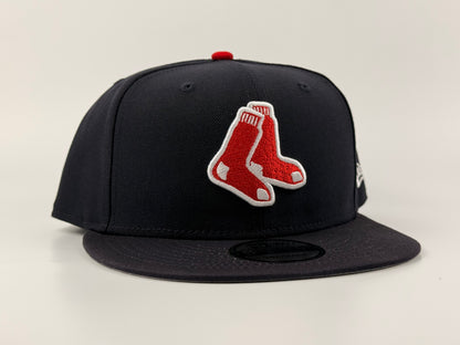 Boston Red Sox New Era Cap 9FIFTY Snapback Hat Navy Blue