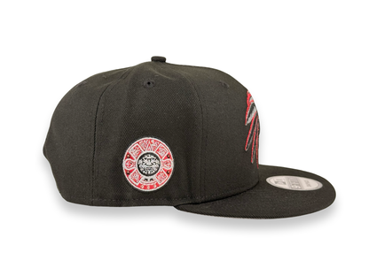 Mexico Red Skull New Era Cap 9FIFTY Snapback Hat
