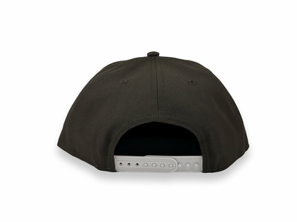 Las Vegas Raiders NFL New Era Cap 9FIFTY Snapback Hat Black Crown Gray Visor