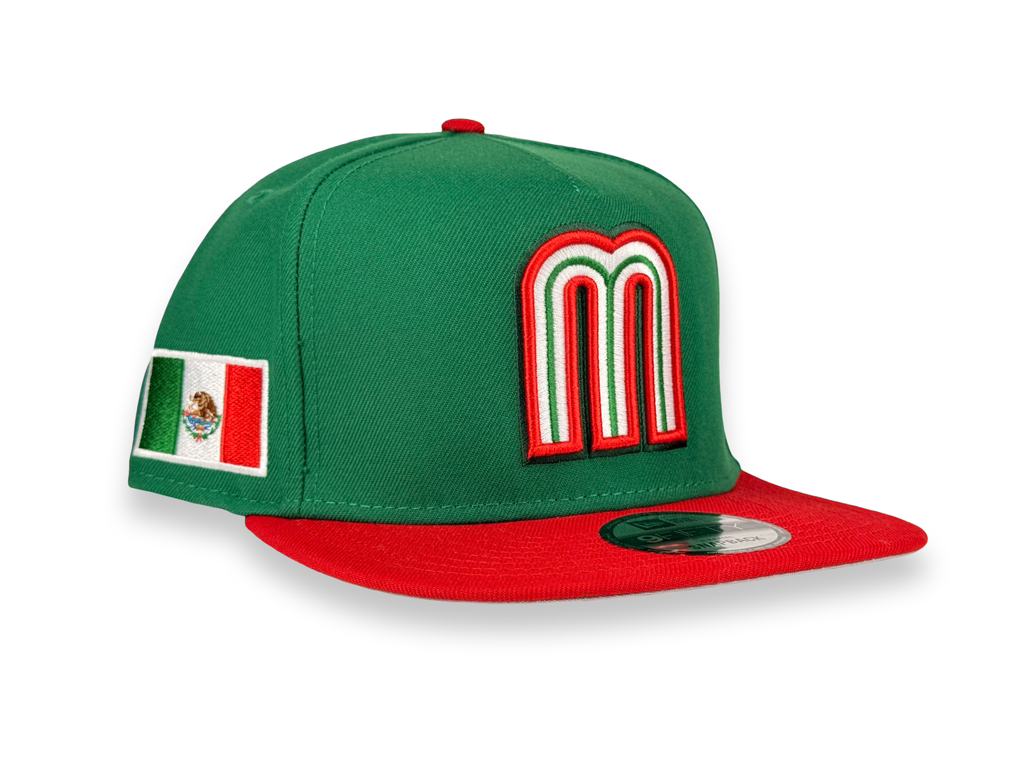 Mexico 2026 World Baseball Classic New Era Cap 9FIFTY A-Frame Snapback Hat