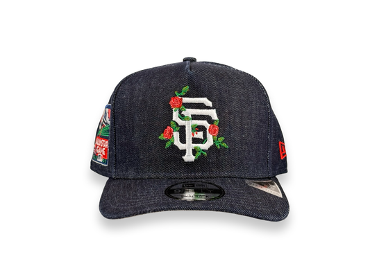 San Francisco Giants MLB New Era Cap 9FIFTY A-Frame Snapback Hat Demin 2007 All Star Game Side Patch