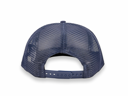 San Diego Padres MLB New Era Cap 9FIFTY A-Frame Snapback Hat Rope Trucker Mesh Navy Blue