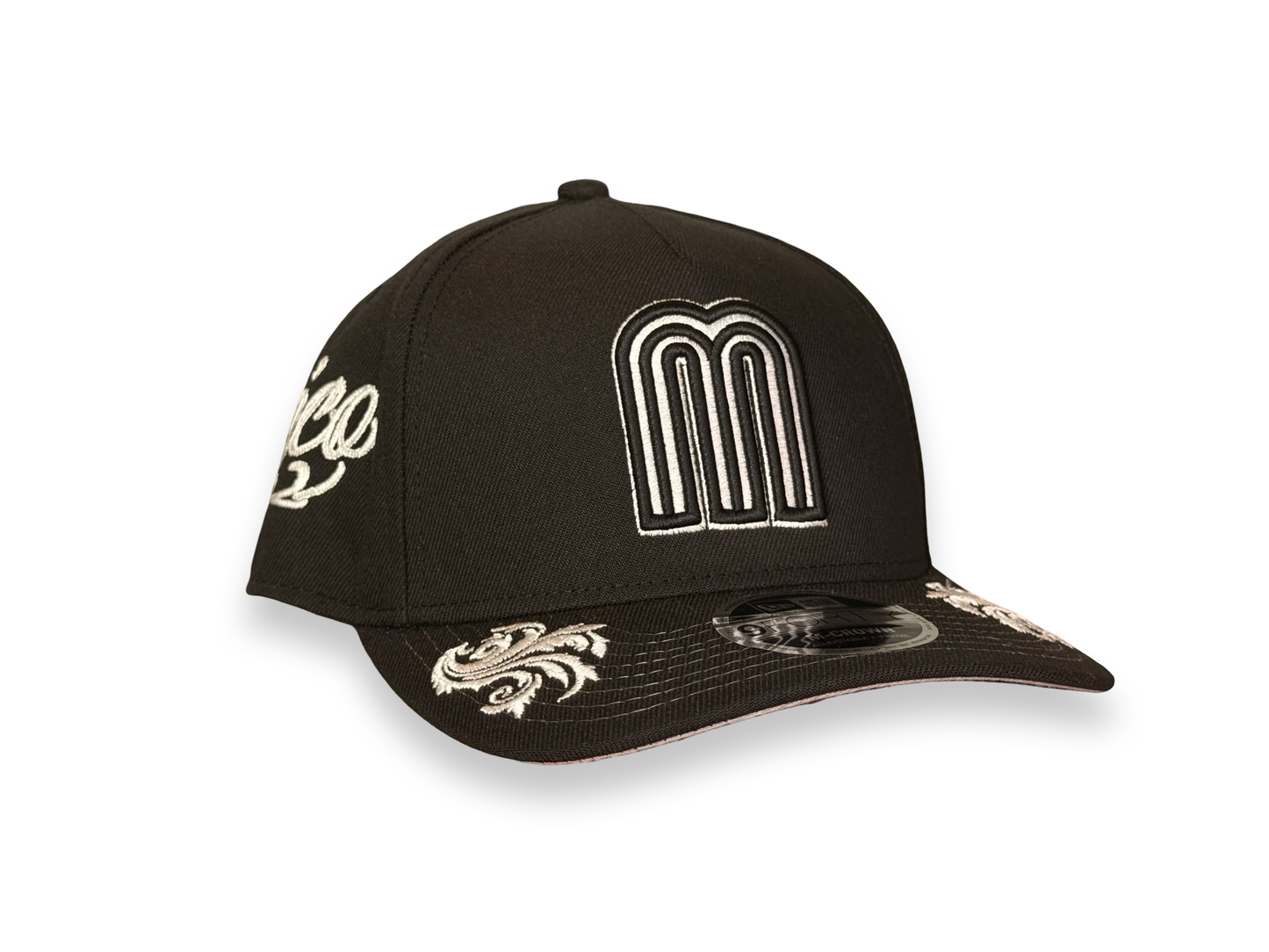 Mexico Script WBC New Era Cap 9FORTY M-Crown Snapback Hat
