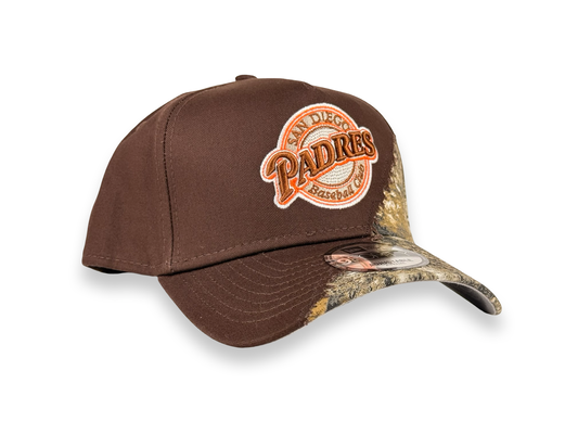 San Diego Padres Real Tree Camo MLB New Era Cap 9FORTY A-Frame Snapback Hat