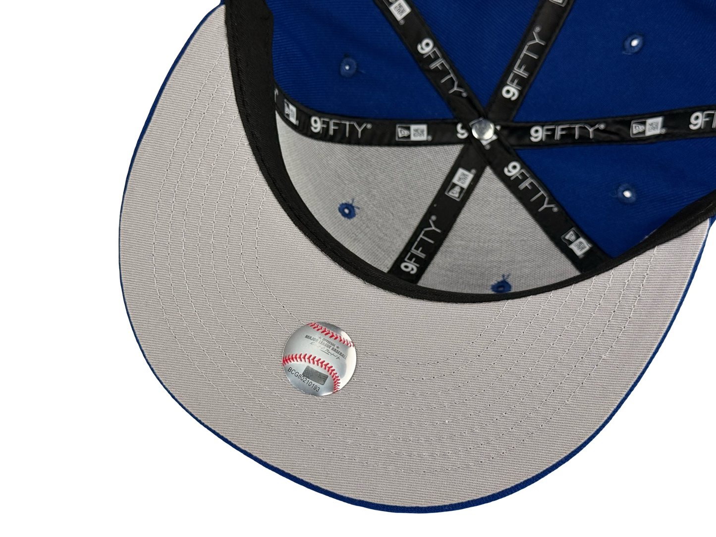 Toronto Blue Jays MLB New Era Cap 9FIFTY Snapback Hat Royal Blue 1993 World Series Side Patch
