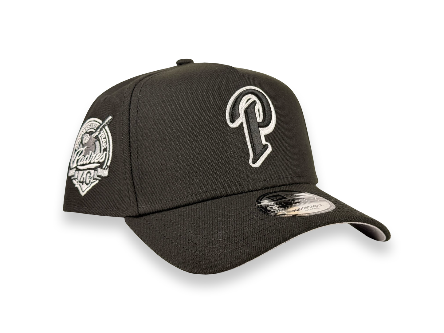 San Diego Padres “P” MLB New Era Cap 9FORTY A-Frame Snapback Hat