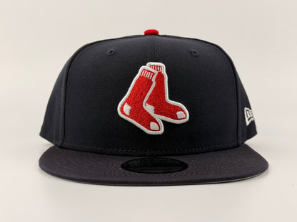 Boston Red Sox New Era Cap 9FIFTY Snapback Hat Navy Blue