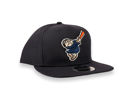 San Diego Padres Swinging Friar MLB New Era Cap 9FIFTY Snapback Hat Navy Blue