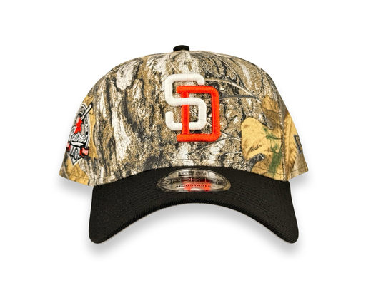 San Diego Padres Real Tree Camo MLB New Era Cap 9FORTY A-Frame Snapback Hat