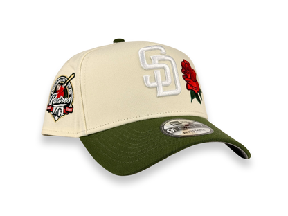 San Diego Padres Rose MLB New Era Cap 9FORTY A-Frame Snapback Hat