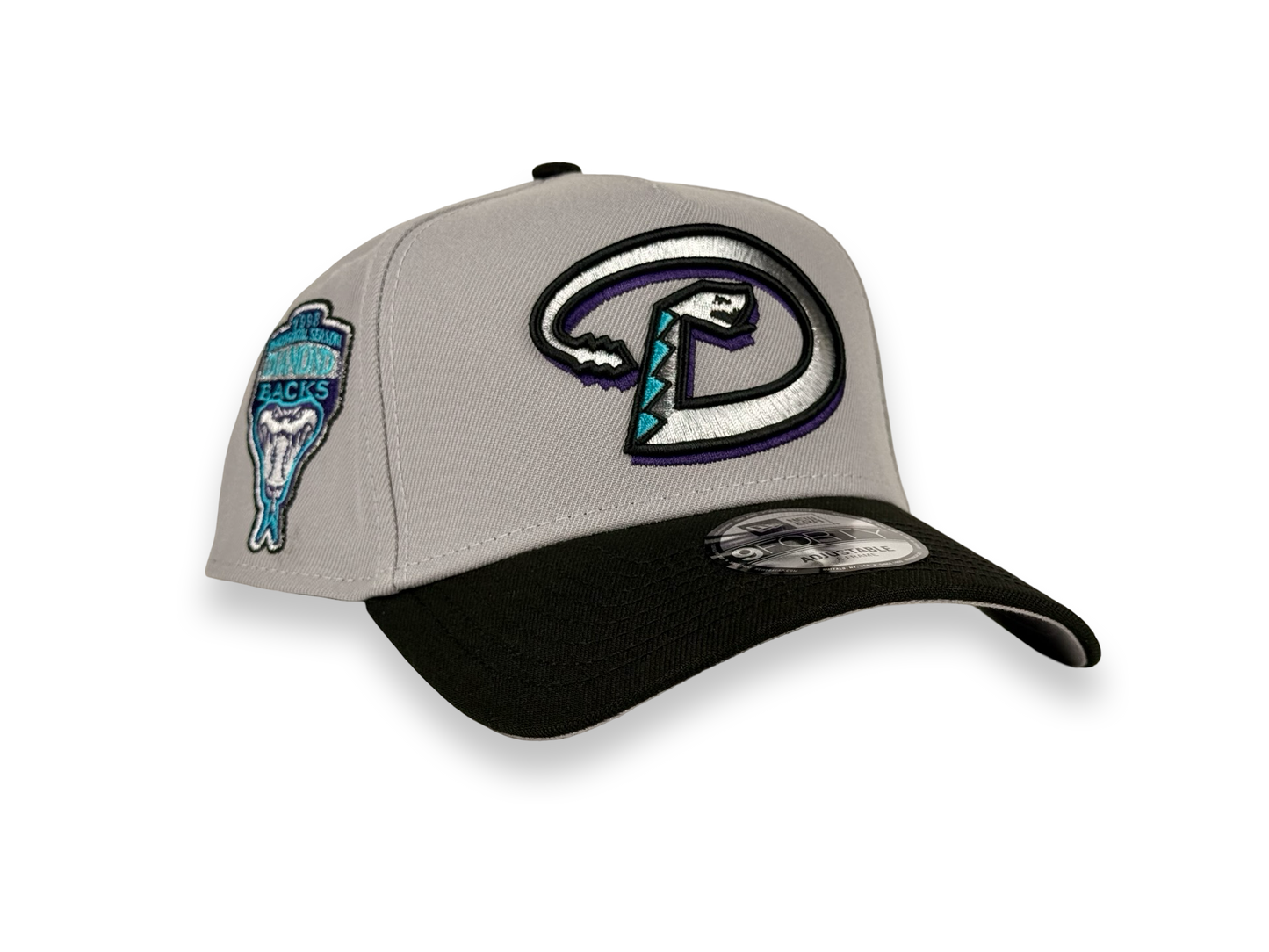 Arizona Diamondbacks Serpiente “D” New Era Cap 9FORTY A-Frame Snapback Hat