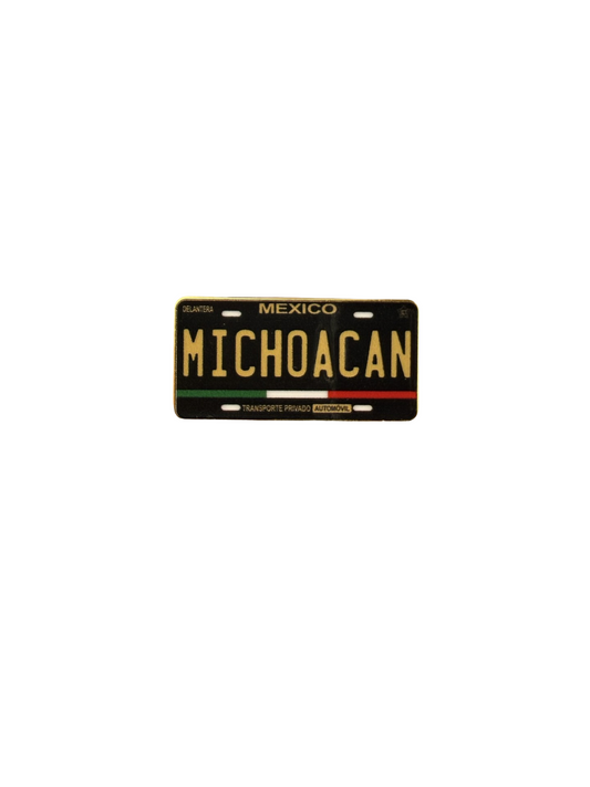 Michoacán Mexico License Plate Hat Pin