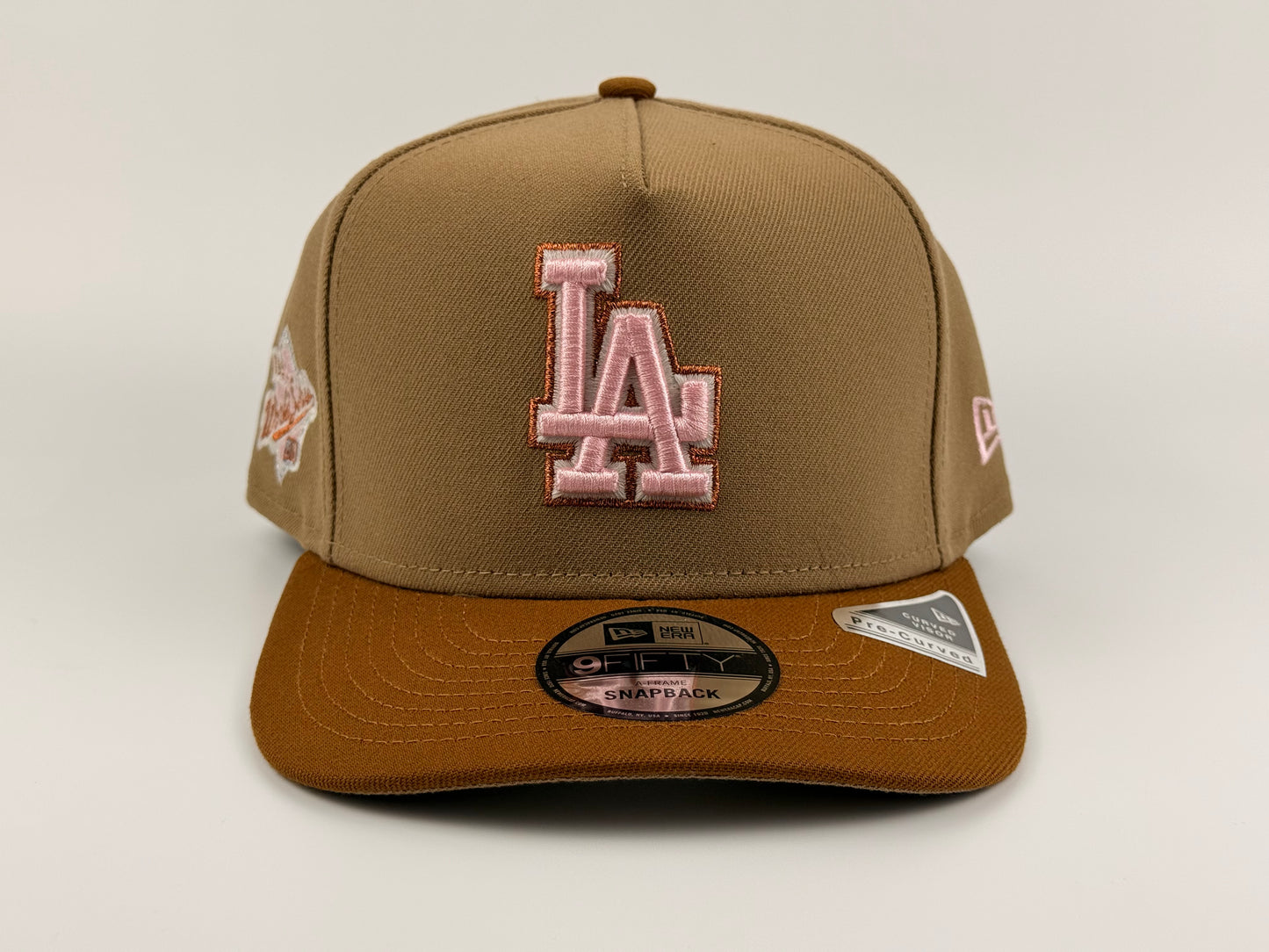 Los Angeles Dodgers New Era Cap 9FIFTY A-Frame Snapback Hat 1988 World Series Side Patch