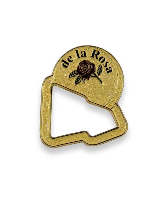 De La Rosa Mazapan New Era Cap Flag Hat Pin