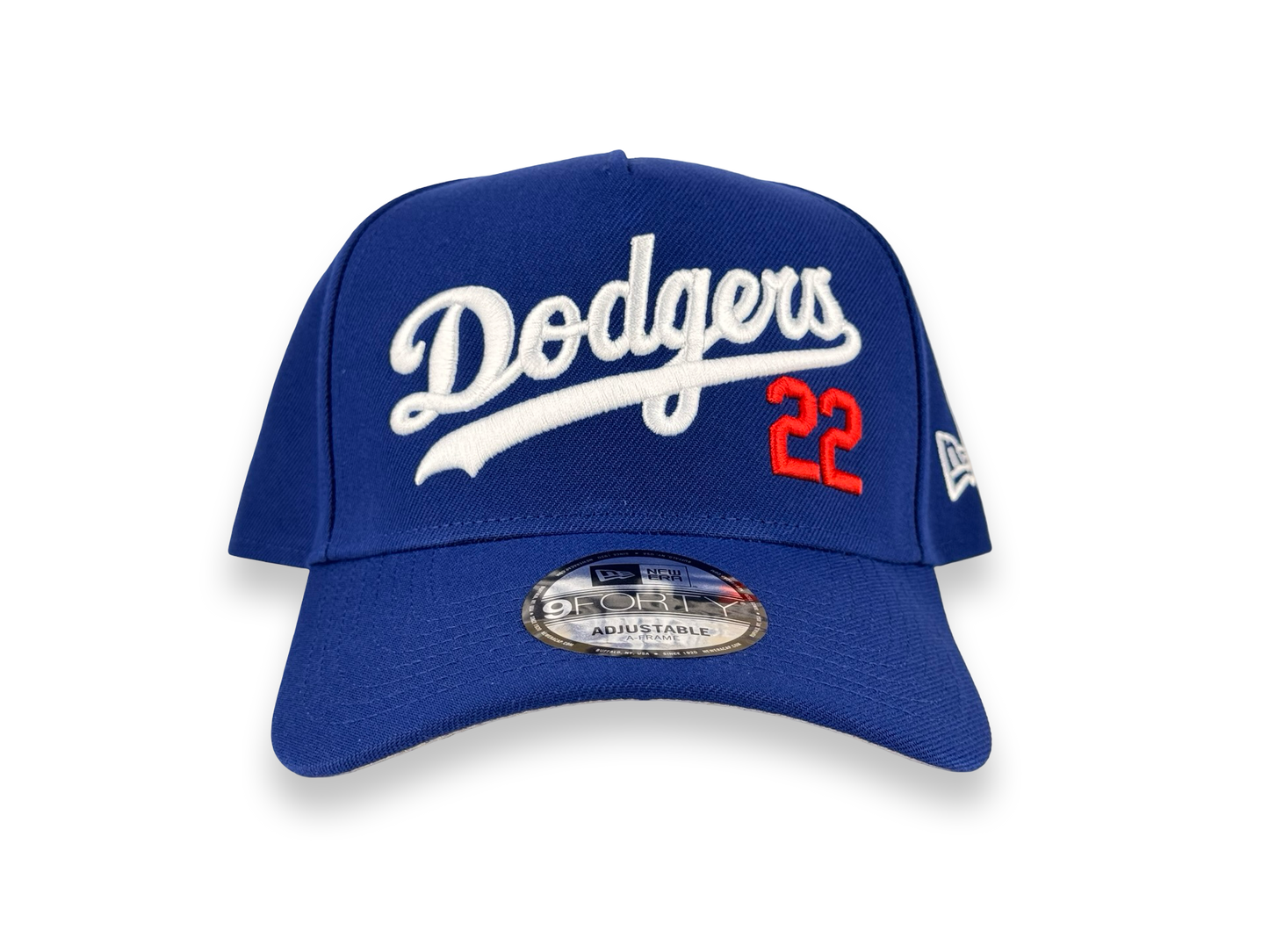 Los Angeles Dodgers Clayton Kershaw 22 MLB New Era Cap 9FORTY A-Frame Snapback Hat