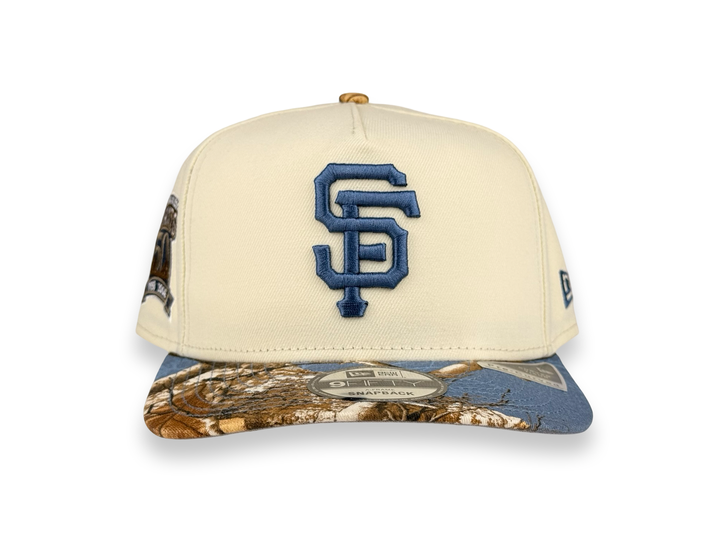 San Francisco Giants MLB New Era Cap 9FIFTY A-Frame Snapback Hat Pre-Curved Visor