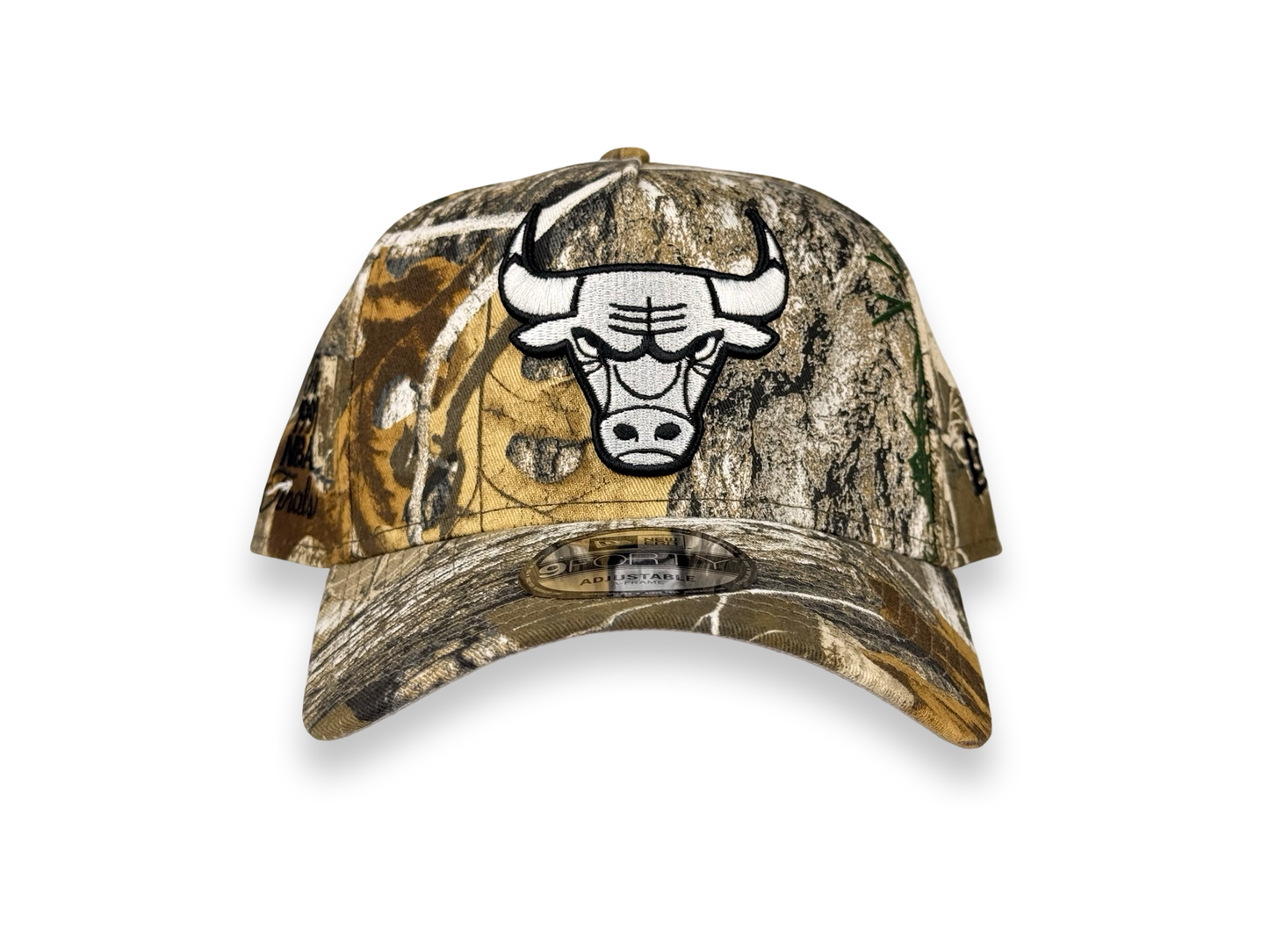 Chicago Bulls Real Tree NBA New Era Cap 9FORTY A-Frame Snapback Hat
