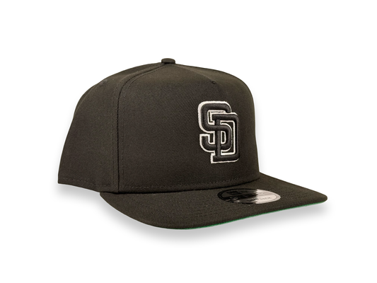San Diego Padres MLB New Era Cap 9FIFTY A-Frame Snapback Hat Black