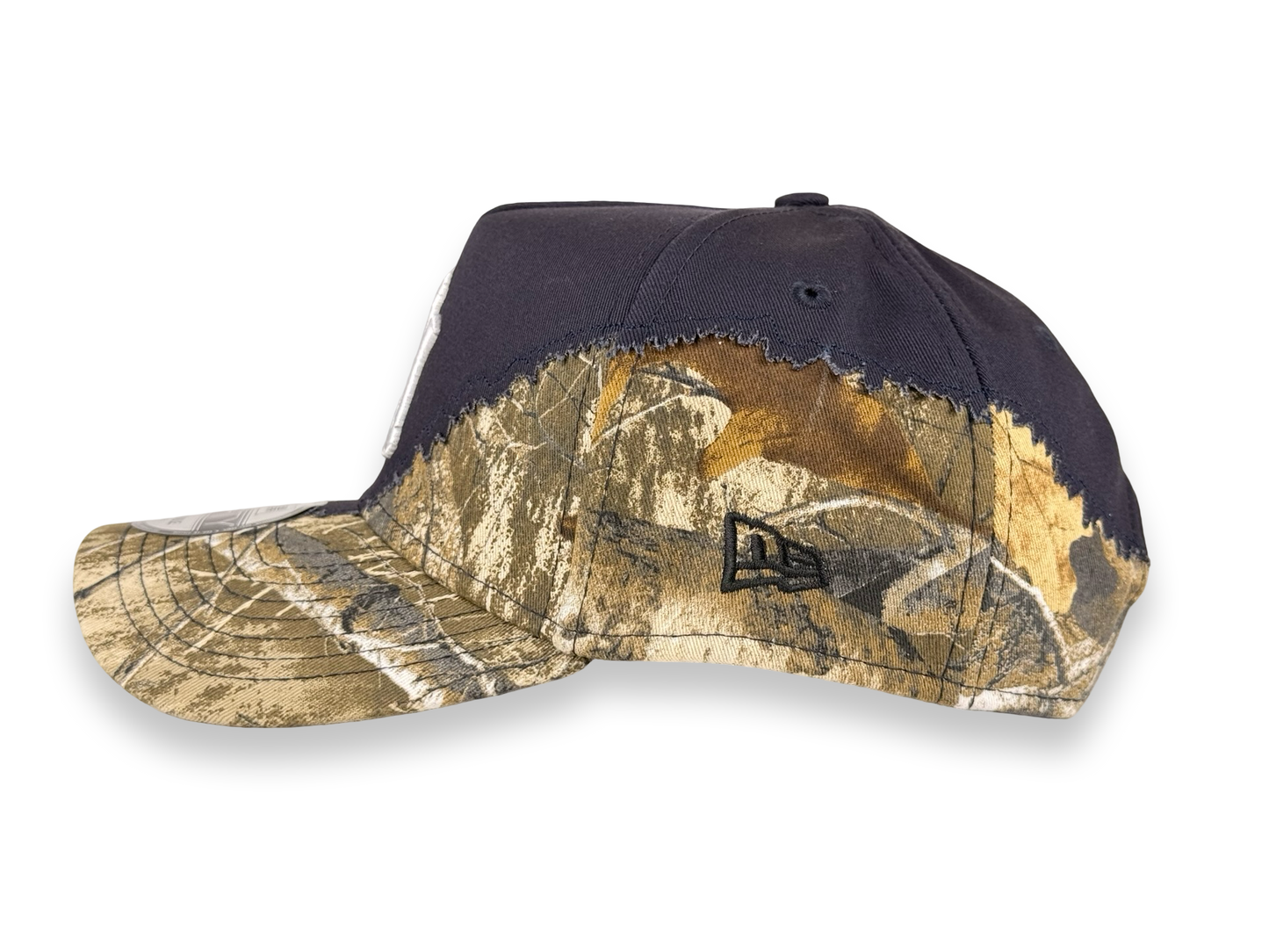 New York Yankees Real Tree Camo MLB New Era Cap 9FORTY A-Frame Snapback Hat