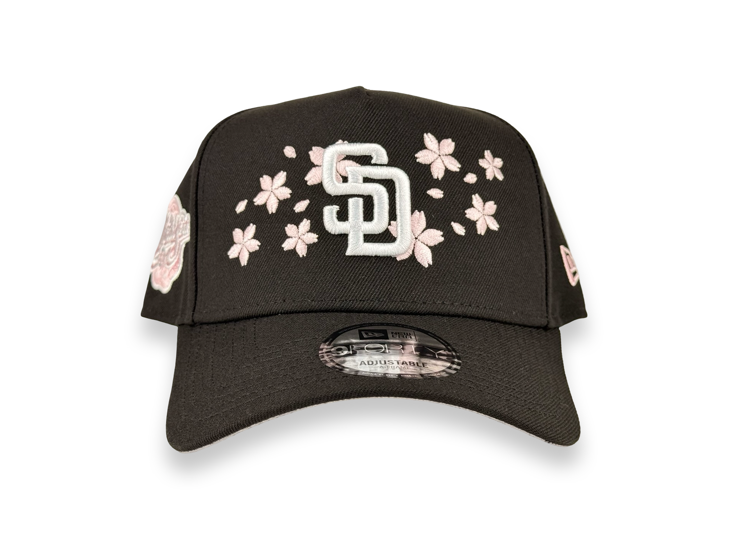 San Diego Padres Cherry Blossom MLB New Era Cap 9FORTY A-Frame Snapback Hat