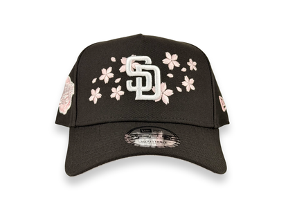 San Diego Padres Cherry Blossom MLB New Era Cap 9FORTY A-Frame Snapback Hat