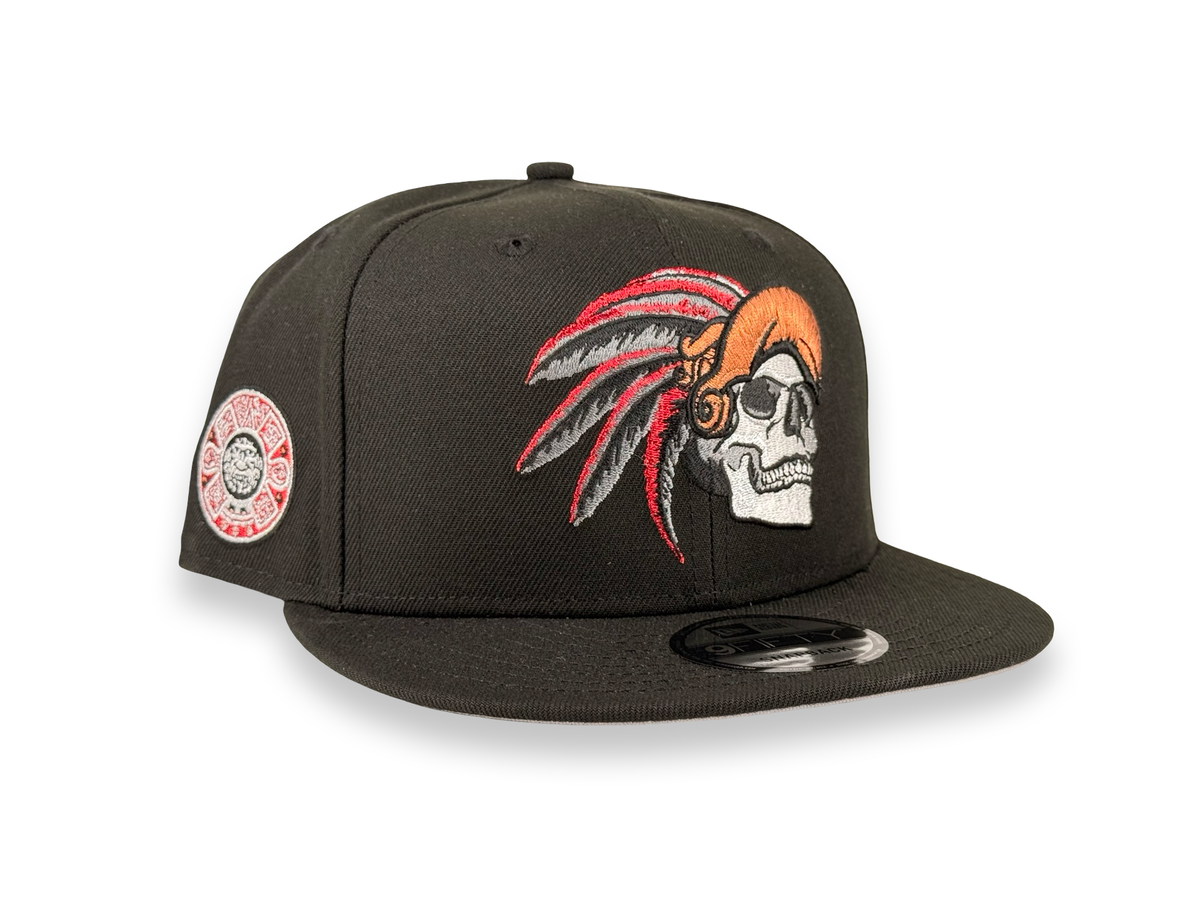 Mexico Red Skull New Era Cap 9FIFTY Snapback Hat
