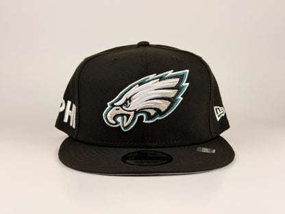 Philadelphia Eagles NFL New Era Cap 9FIFTY Snapback Hat Black