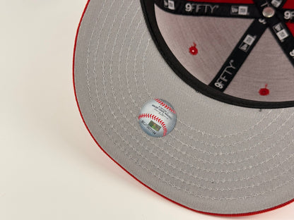 San Diego Padres “P” New Era Cap 9FIFTY Snapback Hat Red