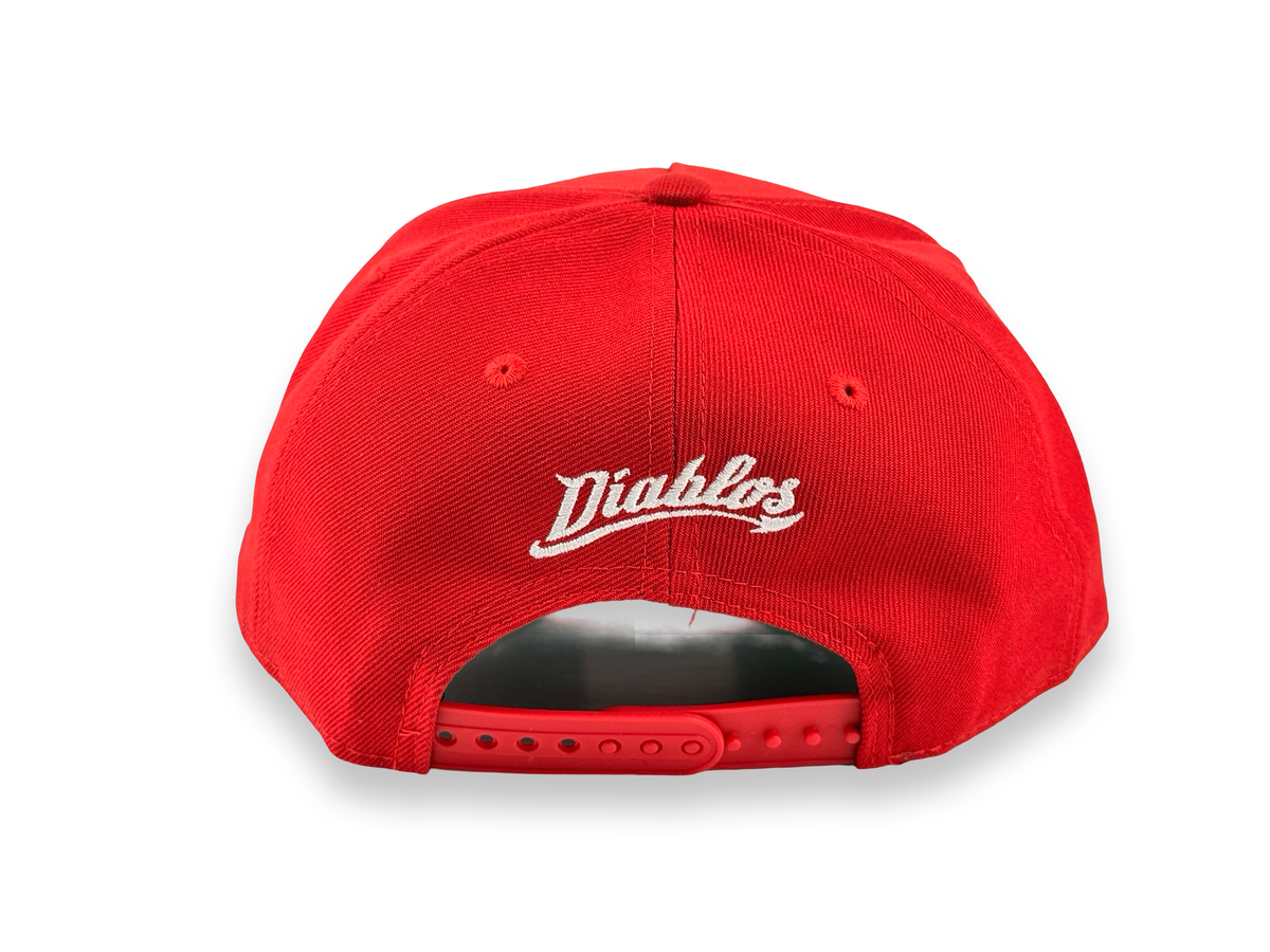 Diablos Rojos del Mexico LMB New Era Cap 9FORTY A-Frame Snapback Hat