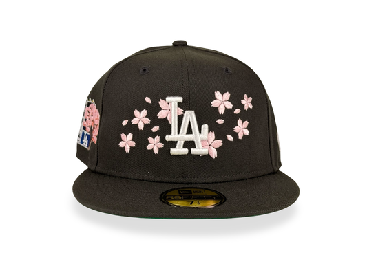 Los Angeles Dodgers Japanese Blossom MLB New Era Cap 59FIFTY Fitted Hat