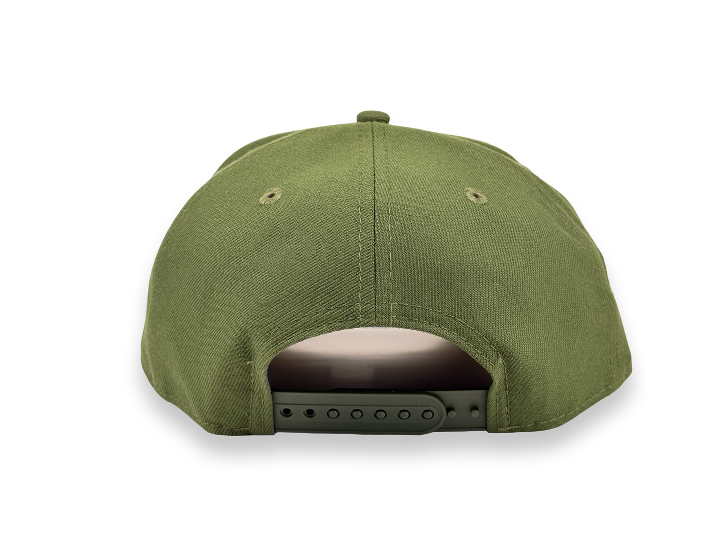 Anaheim Angels MLB New Era Cap 9FIFTY A-Frame Snapback Hat Olive Green 2010 All Star Game Side Patch