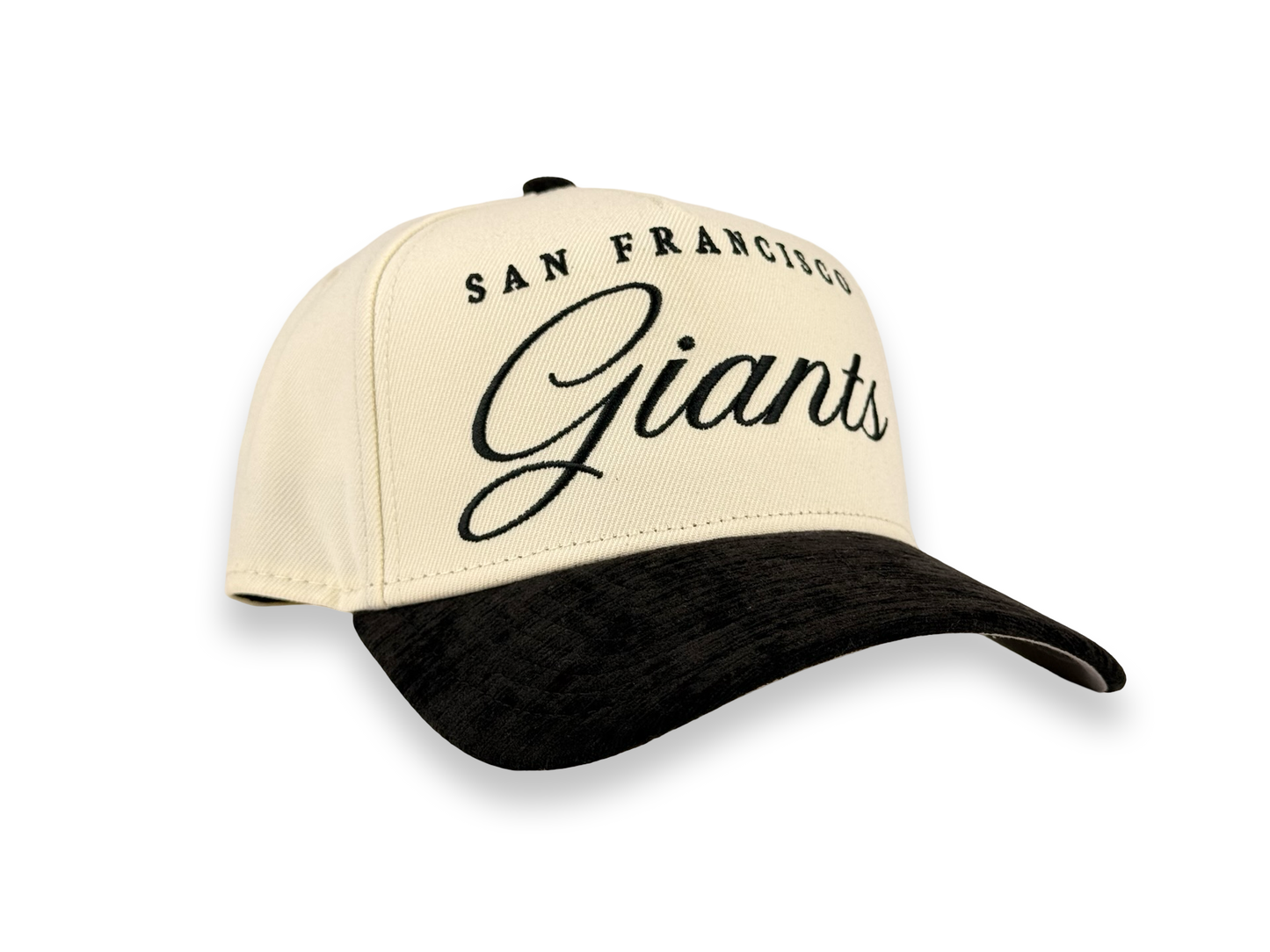 San Francisco Giants Script MLB New Era Cap 9FORTY A-Frame Snapback Hat