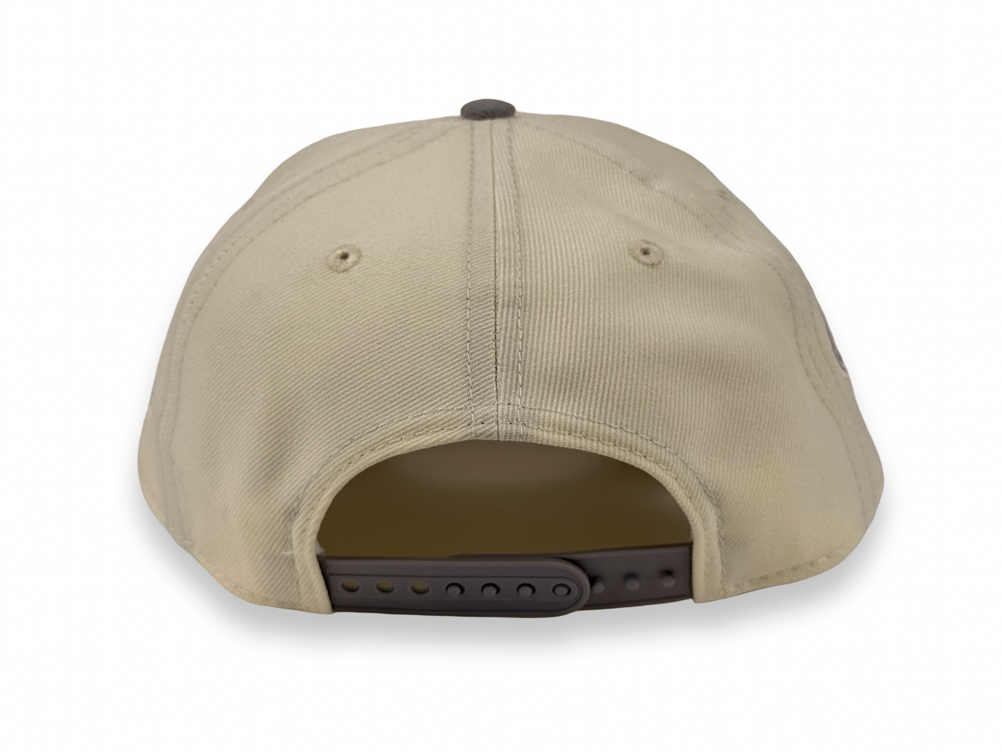 San Diego Padres New Era Cap 9FORTY A-Frame Snapback Hat Cream Crown Gray Visor 50th Anniversary Sycuan Side Patch