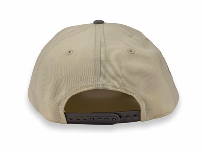 San Diego Padres New Era Cap 9FORTY A-Frame Snapback Hat Cream Crown Gray Visor 50th Anniversary Sycuan Side Patch