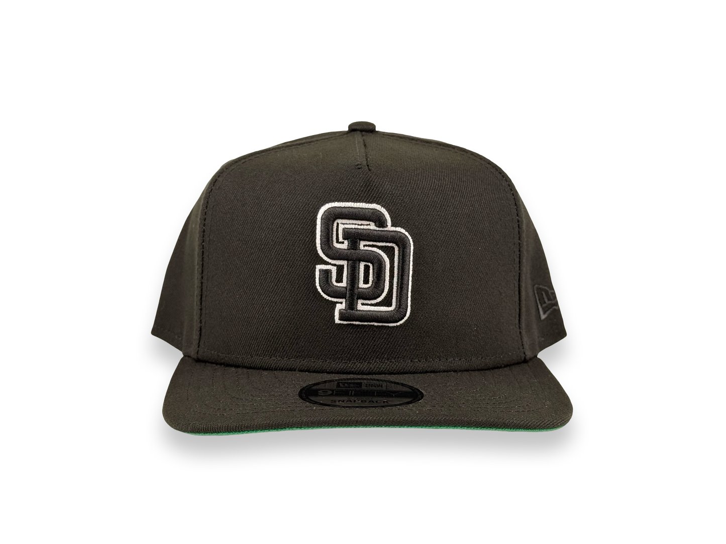 San Diego Padres MLB New Era Cap 9FIFTY A-Frame Snapback Hat Black