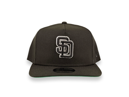 San Diego Padres MLB New Era Cap 9FIFTY A-Frame Snapback Hat Black