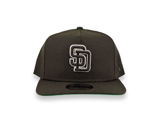 San Diego Padres MLB New Era Cap 9FIFTY A-Frame Snapback Hat Black